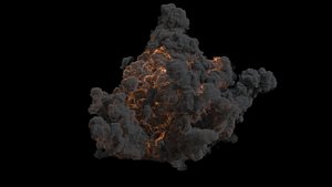 Large Scale Explosion VDB 3D
