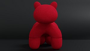 Red Dog Shaped Chair