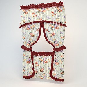 curtain 3d model