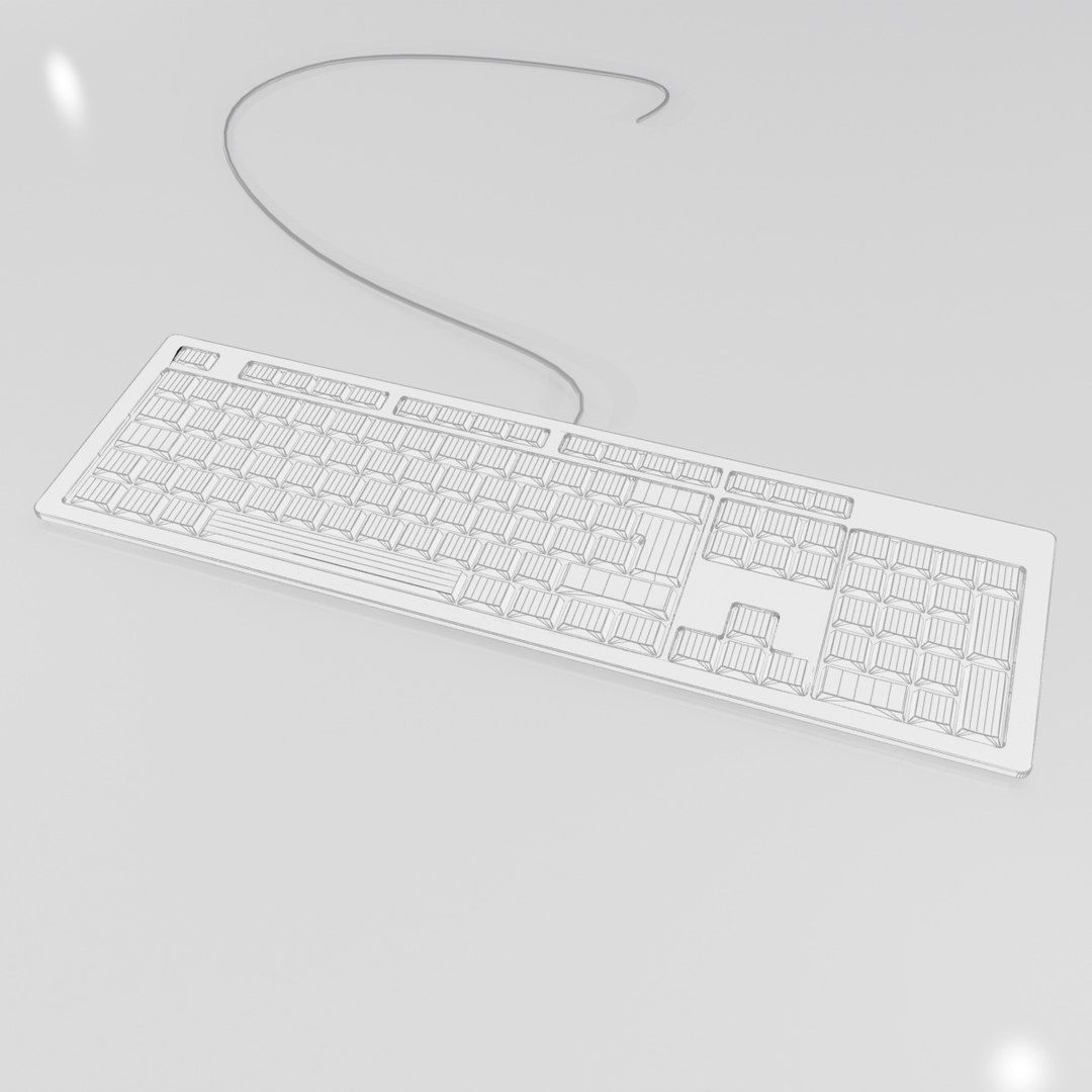 Keyboard Desktop 3d Max