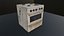 STARA I POPLAMIONA PIEC GAZOWY - LOW POLY - PS1 RETRO STYLE
