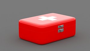First Aid Box 3D model