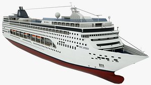 3D cruise vessel msc opera