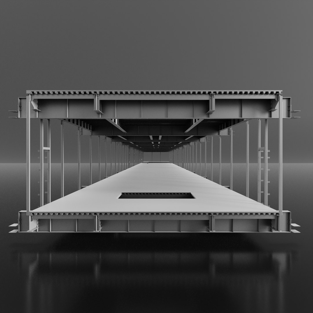 3D Industrial Metal Ramp Model - TurboSquid 2244859