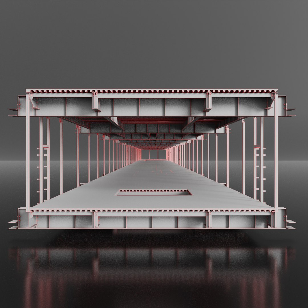 3D Industrial Metal Ramp Model - TurboSquid 2244859