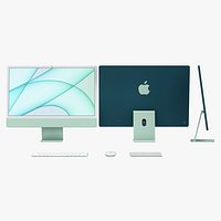 iMac 24 inch 2021 Green with Keyboard-Mouse-Trackpad