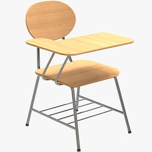 single school chair 3D