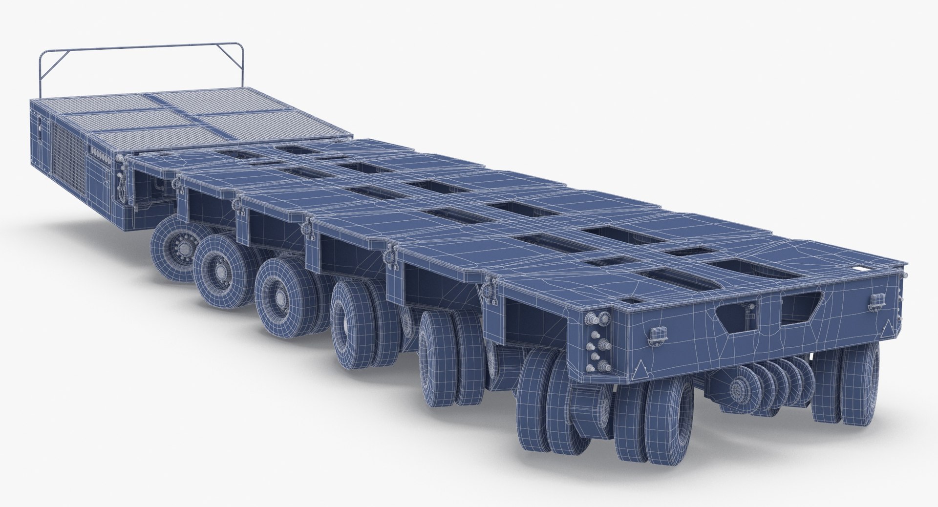 3D Model 6 Axle Lines Modular - TurboSquid 1652237