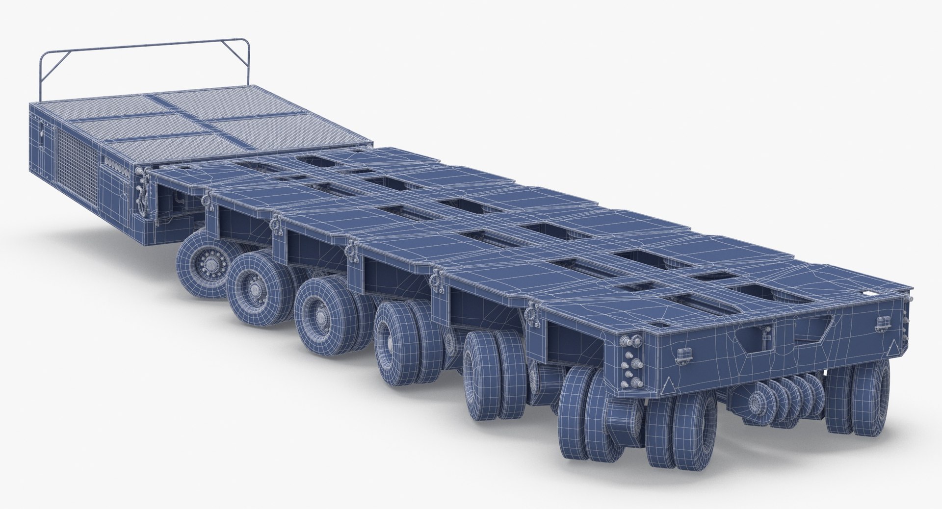 3D Model 6 Axle Lines Modular - TurboSquid 1652237