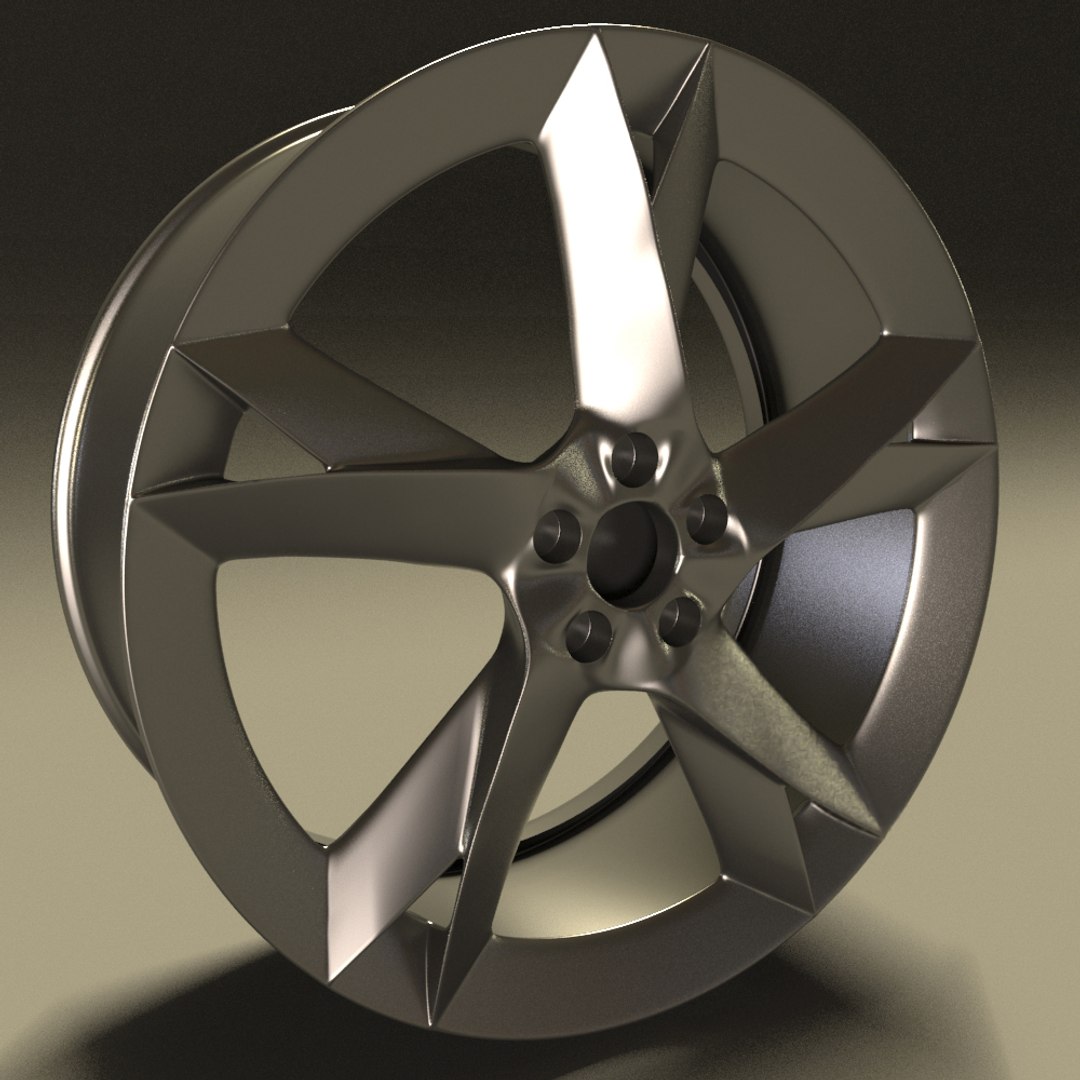 3D Car Rim Model - TurboSquid 1238845