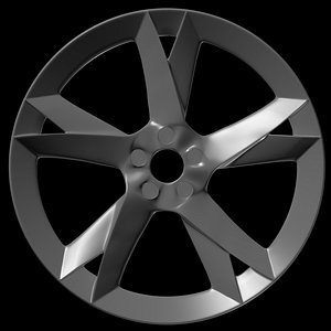 3D car rim model