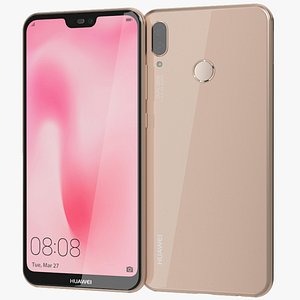 realistic huawei p20 lite 3D model
