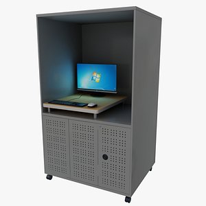 3d model computer rack