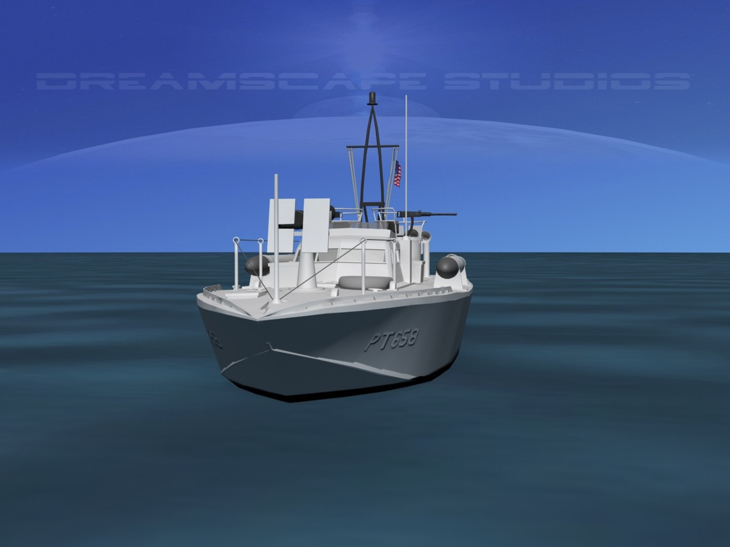 3d Boat Pt Higgins Classes Model