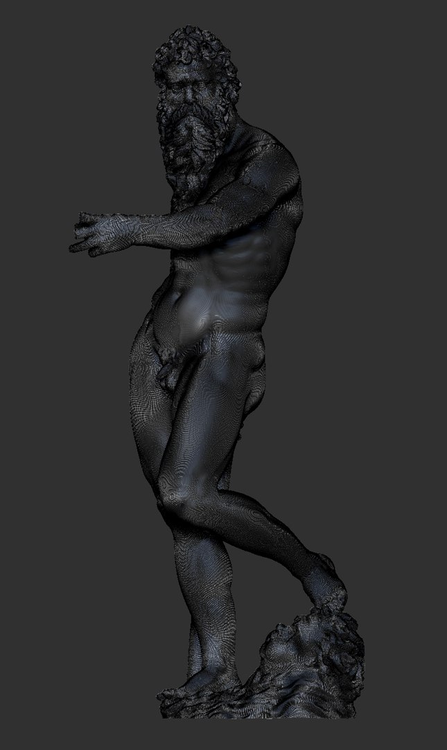 3D Neptune Sculpture - TurboSquid 2264216