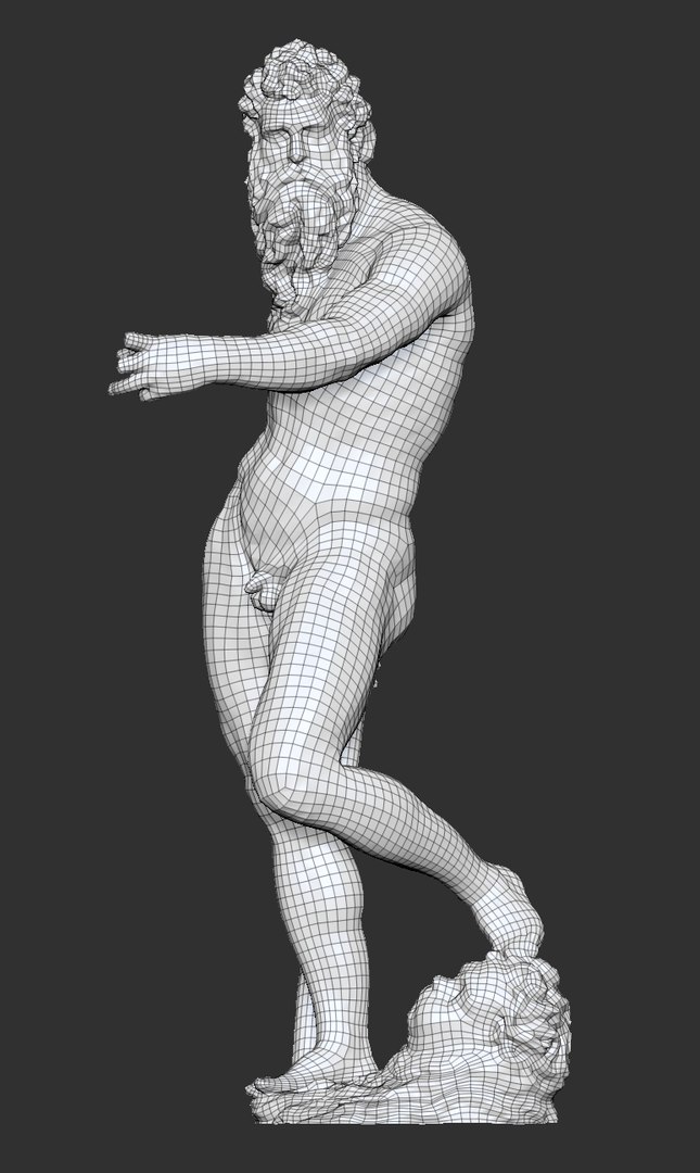 3D Neptune Sculpture - TurboSquid 2264216