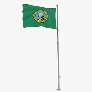 Pole Flag Washington