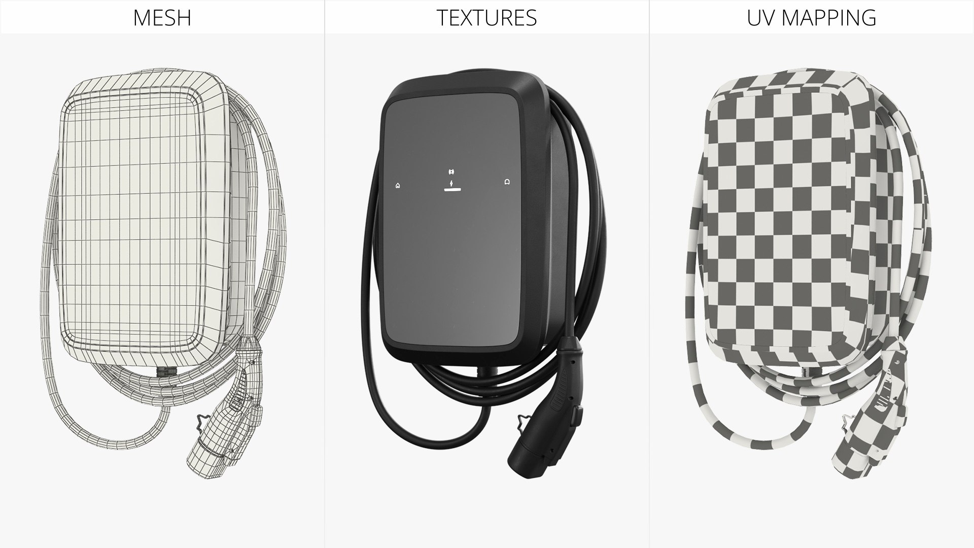 Electric Vehicle Wall Charger 3D https://p.turbosquid.com/ts-thumb/vB/XbdVUs/c2/electric_vehicle_wall_charger_008/jpg/1770251755/1920x1080/fit_q87/0136a0d243dabc30ab8a32e88d776b94ac6cb950/electric_vehicle_wall_charger_008.jpg