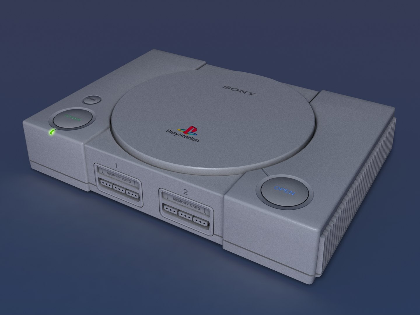 Sony Open Free Porn - 3d model of playstation 1