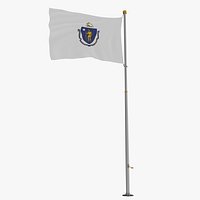 Pole Flag Massachusetts