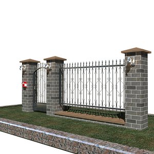 fence 3D model