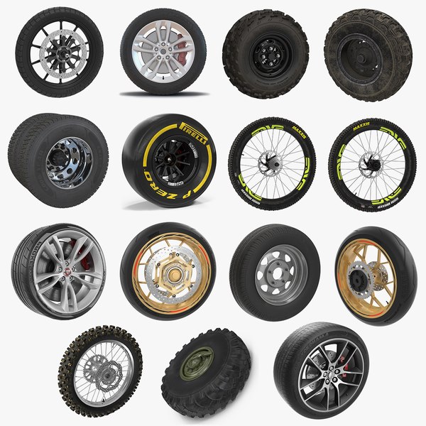 3D wheels big 3 model