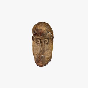 3D Mask Of The House Tambaran Papua New Guinea