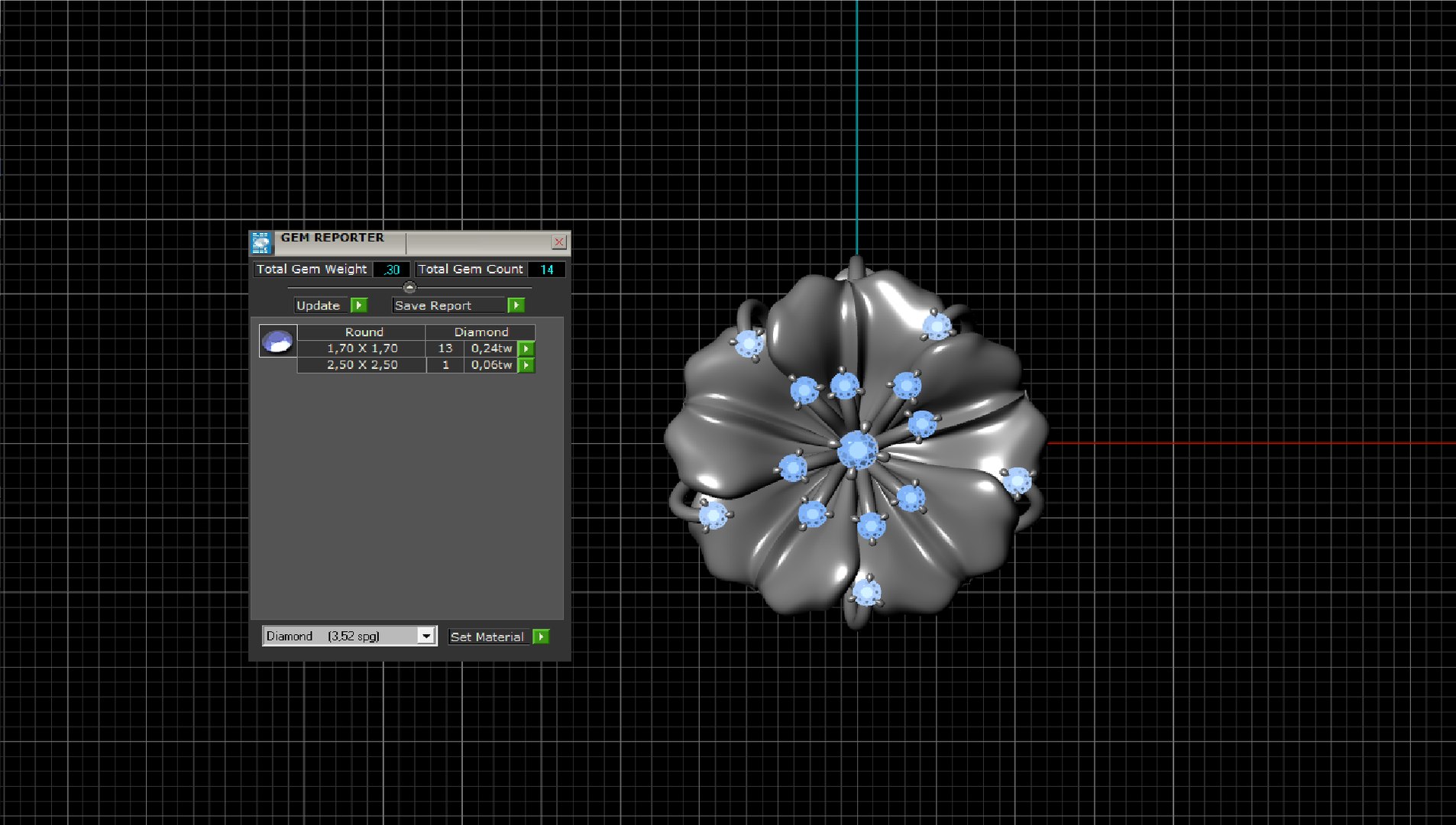 3D Designer Earring With Transform-flower For Cnc Or 3D Print Model ...