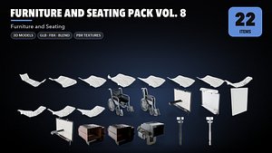 Furniture and Seating Pack Vol 8