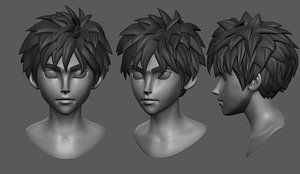 head anime 3D model