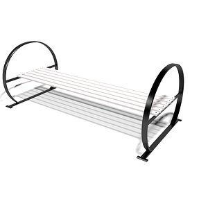 3d model bench