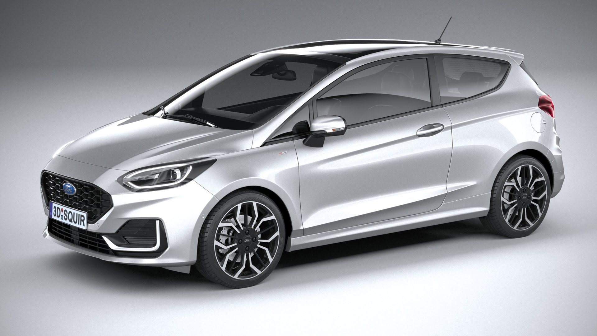 3D Ford Fiesta ST-Line 3door 2022 - TurboSquid 1800080