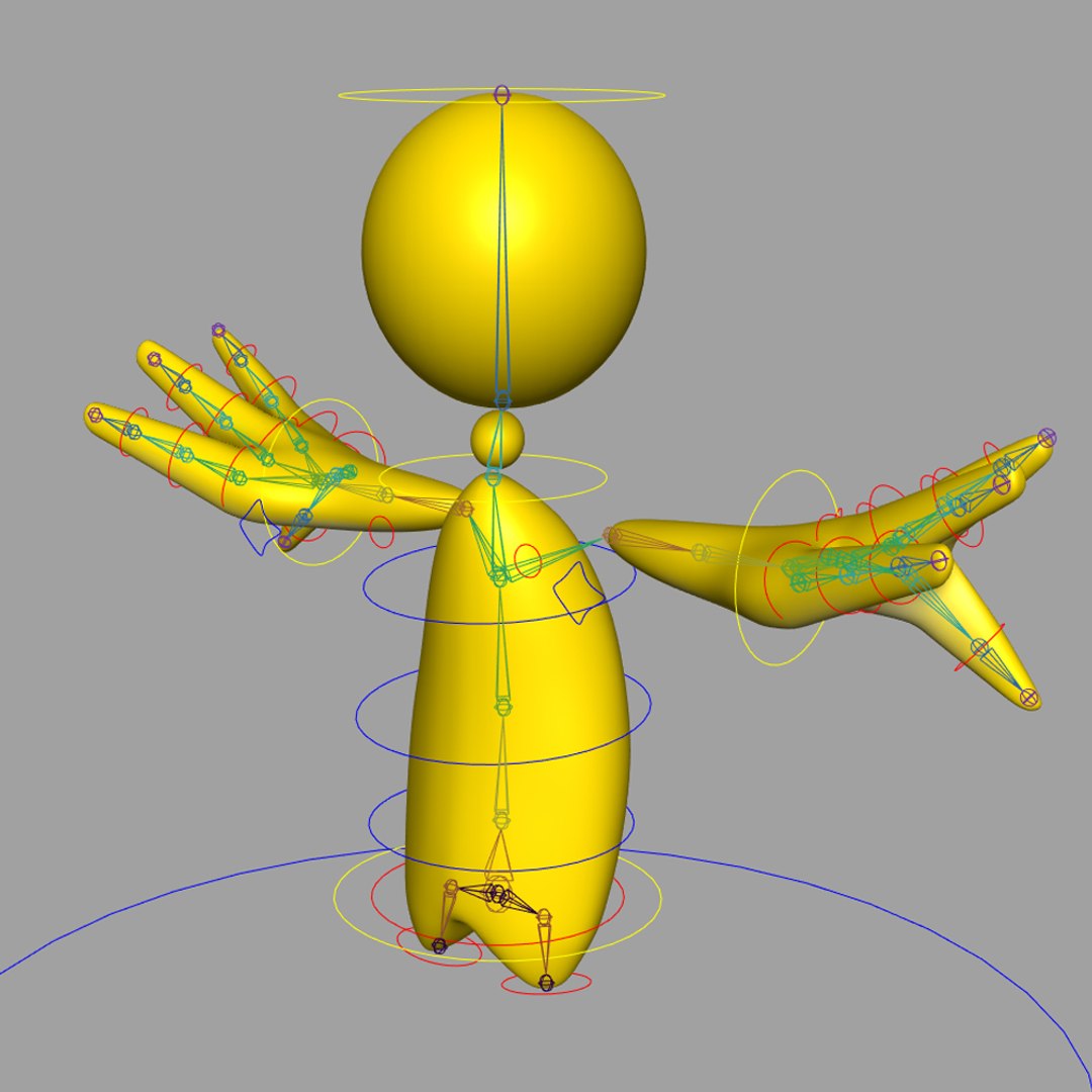 Smiley Rigged Character Model - TurboSquid 1213844