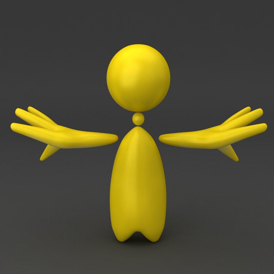 Smiley Rigged Character Model - TurboSquid 1213844