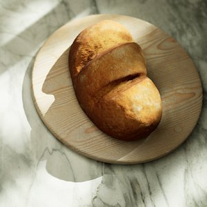 3D 005 - Houska - 02 - The Bread model