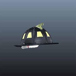 fireman helmet 3d model