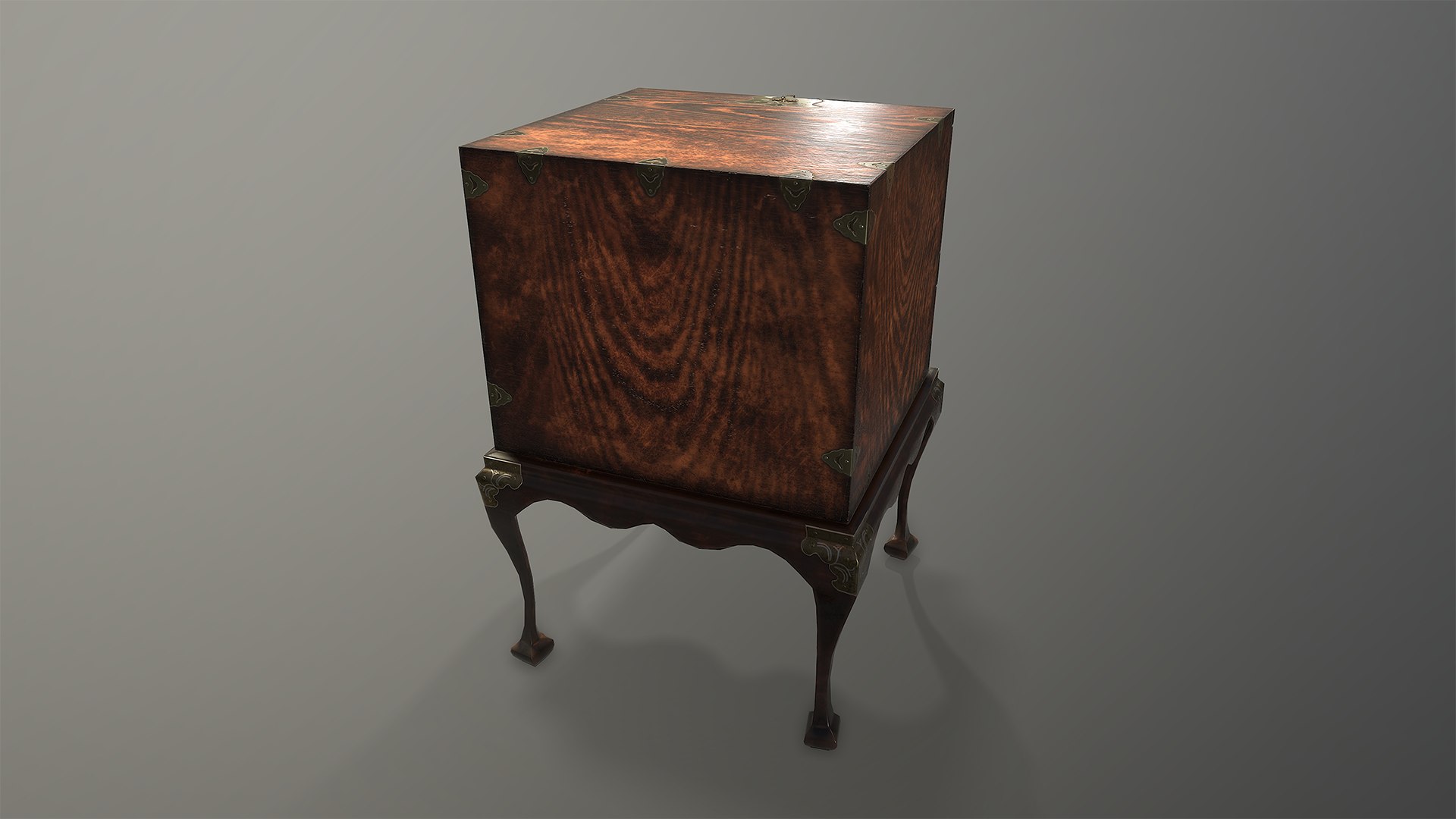 3D Japanese Cabinet And Table model - TurboSquid 2089725