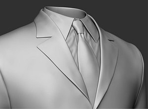 Suit Jacket ZBrush sculpt