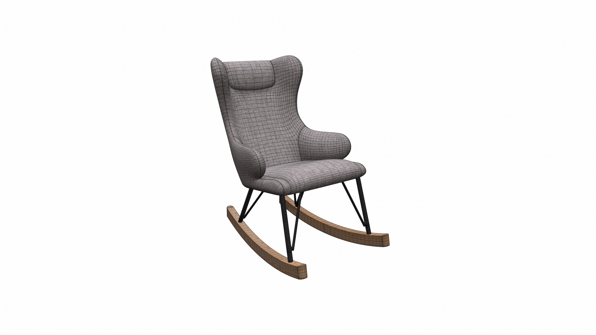 3D Model Rocking Chair 14 - TurboSquid 2111455
