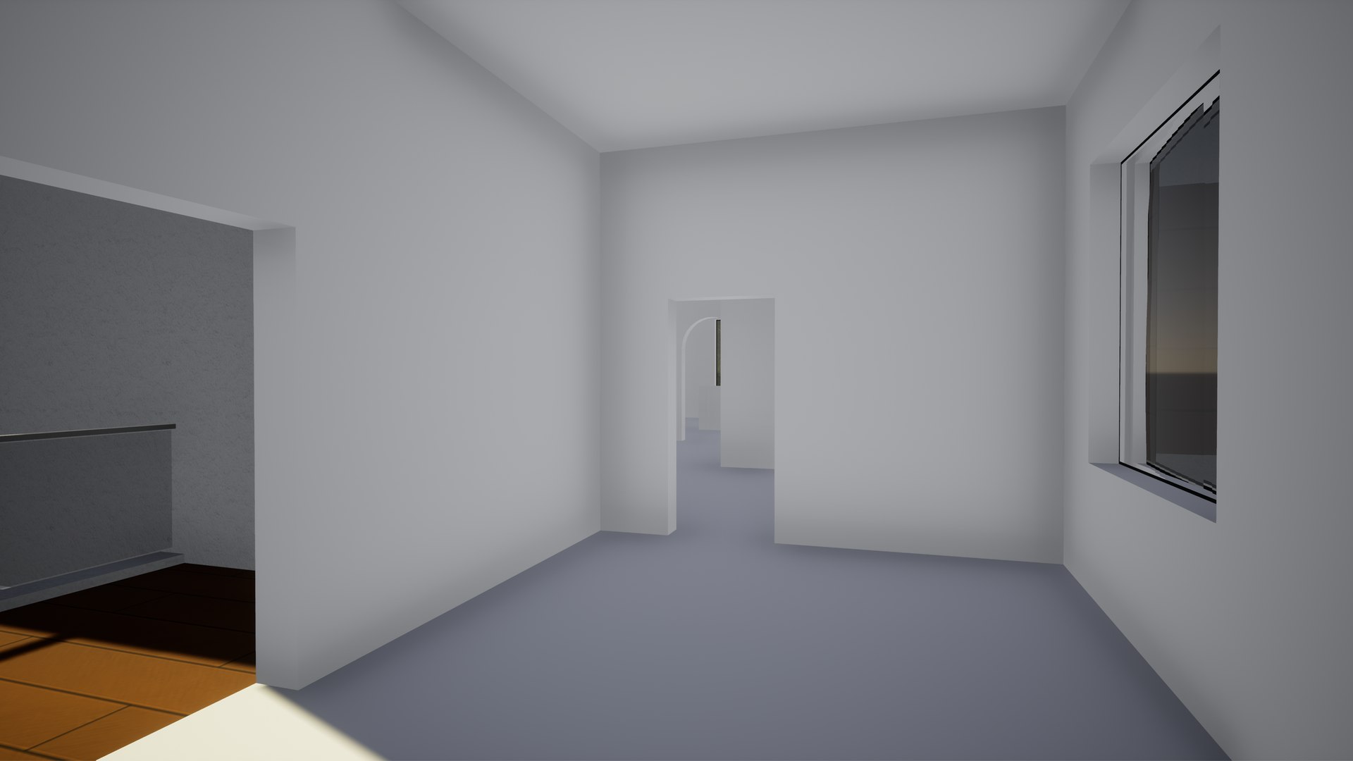 Modern, High-poly House With Internaternal Walls And A Basement Model ...