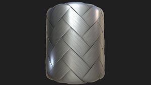 Steel Braid Hose customizable PBR material textures