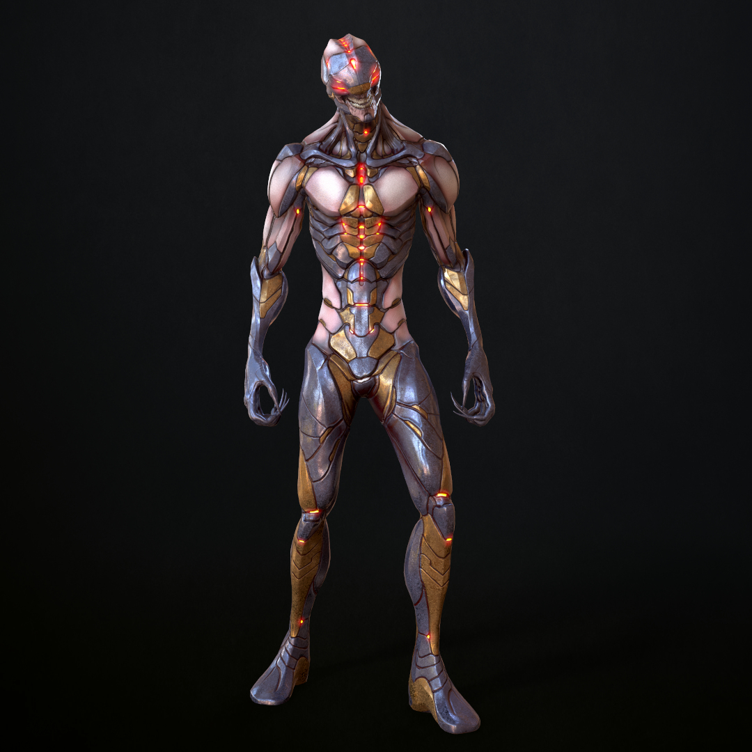 Free Biomechanical Mutant 3D Model - TurboSquid 1538482