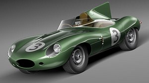 Jaguar D-Type Longnose 1954