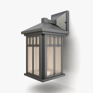 outdoor wall lantern 24 3D model
