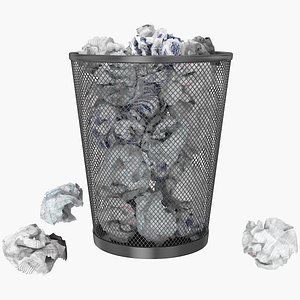 Paper Trash Can