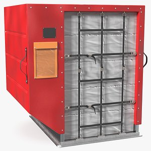 Container for Aerial Cargo Red