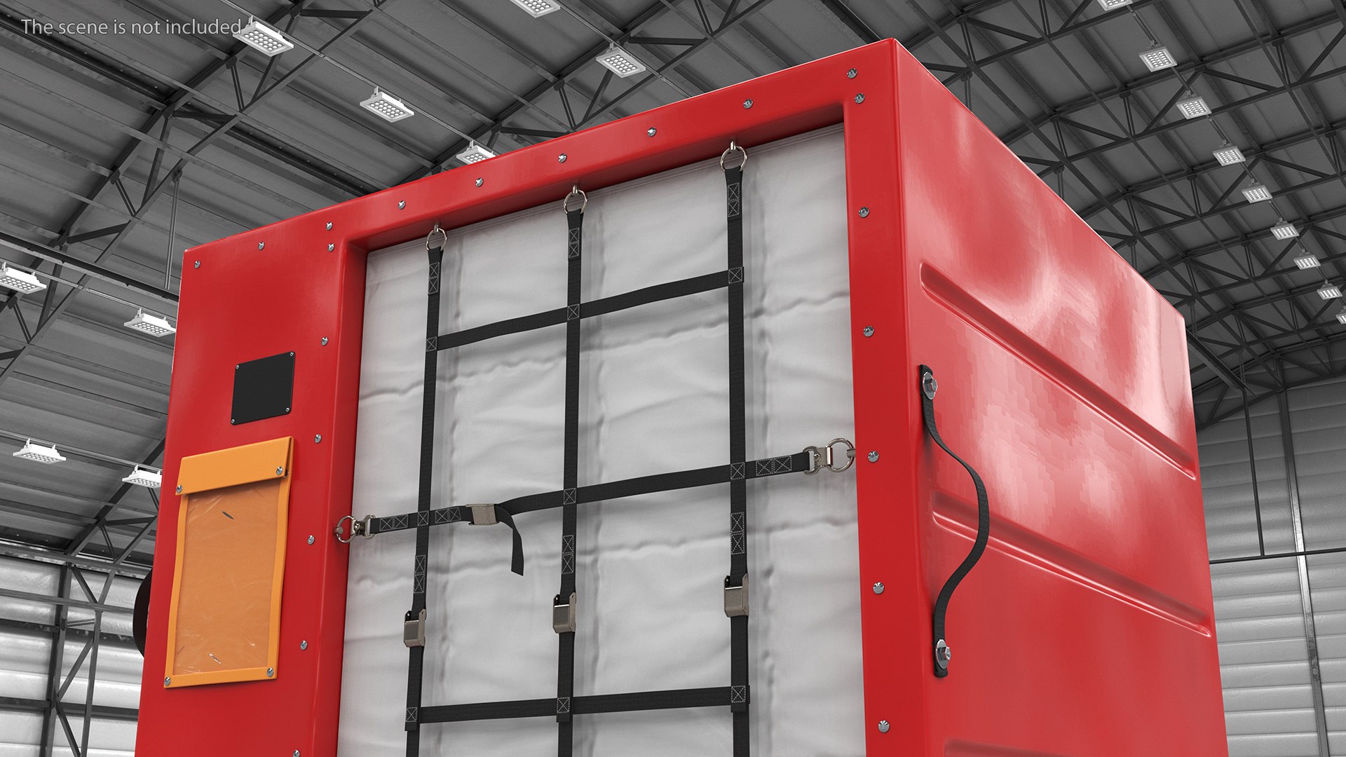 Container For Aerial Cargo Red 3D - TurboSquid 2065288