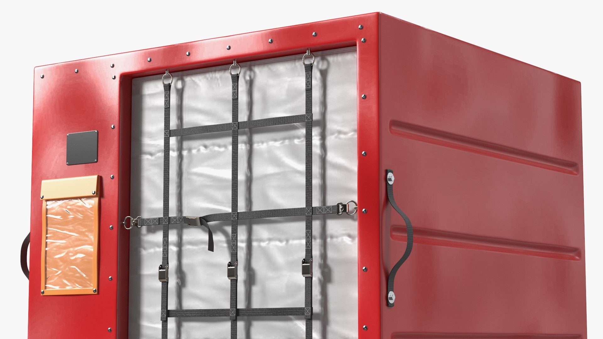 Container For Aerial Cargo Red 3D - TurboSquid 2065288