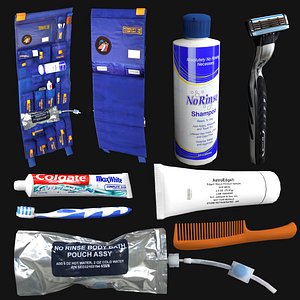 astronaut hygiene kit 3D model