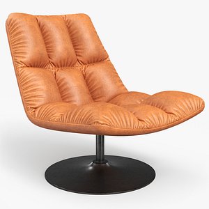 Bar Lounge Chair Orange 3D model